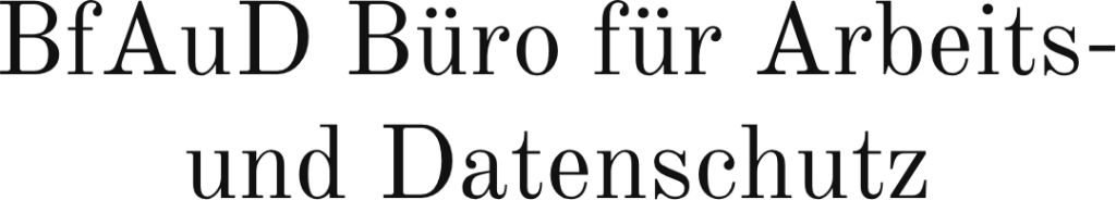 BfAuD Büroschriftzug für Datenschutz